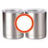10 oz. Silver Stainless Steel Short Tumbler Thumbnail