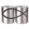10 oz. Silver Stainless Steel Short Tumbler Thumbnail