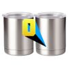 10 oz. Silver Stainless Steel Short Tumbler Thumbnail