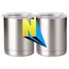 10 oz. Silver Stainless Steel Short Tumbler Thumbnail