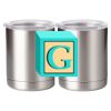 10 oz. Silver Stainless Steel Short Tumbler Thumbnail