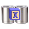 10 oz. Silver Stainless Steel Short Tumbler Thumbnail