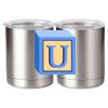 10 oz. Silver Stainless Steel Short Tumbler Thumbnail