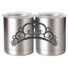 10 oz. Silver Stainless Steel Short Tumbler Thumbnail