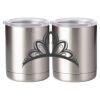 10 oz. Silver Stainless Steel Short Tumbler Thumbnail