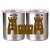 10 oz. Silver Stainless Steel Short Tumbler Thumbnail