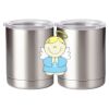 10 oz. Silver Stainless Steel Short Tumbler Thumbnail