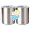10 oz. Silver Stainless Steel Short Tumbler Thumbnail
