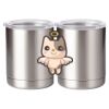 10 oz. Silver Stainless Steel Short Tumbler Thumbnail