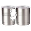 10 oz. Silver Stainless Steel Short Tumbler Thumbnail