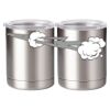 10 oz. Silver Stainless Steel Short Tumbler Thumbnail