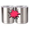 10 oz. Silver Stainless Steel Short Tumbler Thumbnail