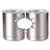 10 oz. Silver Stainless Steel Short Tumbler Thumbnail