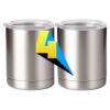 10 oz. Silver Stainless Steel Short Tumbler Thumbnail