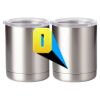 10 oz. Silver Stainless Steel Short Tumbler Thumbnail