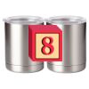 10 oz. Silver Stainless Steel Short Tumbler Thumbnail
