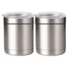 10 oz. Silver Stainless Steel Short Tumbler Thumbnail