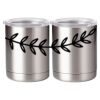 10 oz. Silver Stainless Steel Short Tumbler Thumbnail