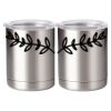 10 oz. Silver Stainless Steel Short Tumbler Thumbnail