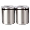 10 oz. Silver Stainless Steel Short Tumbler Thumbnail