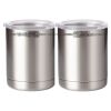 10 oz. Silver Stainless Steel Short Tumbler Thumbnail