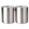 10 oz. Silver Stainless Steel Short Tumbler Thumbnail