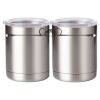 10 oz. Silver Stainless Steel Short Tumbler Thumbnail