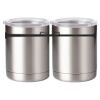 10 oz. Silver Stainless Steel Short Tumbler Thumbnail