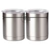 10 oz. Silver Stainless Steel Short Tumbler Thumbnail