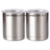 10 oz. Silver Stainless Steel Short Tumbler Thumbnail