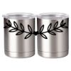 10 oz. Silver Stainless Steel Short Tumbler Thumbnail