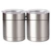 10 oz. Silver Stainless Steel Short Tumbler Thumbnail
