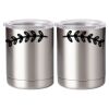 10 oz. Silver Stainless Steel Short Tumbler Thumbnail