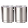 10 oz. Silver Stainless Steel Short Tumbler Thumbnail