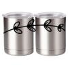 10 oz. Silver Stainless Steel Short Tumbler Thumbnail