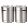 10 oz. Silver Stainless Steel Short Tumbler Thumbnail