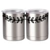 10 oz. Silver Stainless Steel Short Tumbler Thumbnail