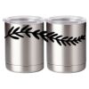 10 oz. Silver Stainless Steel Short Tumbler Thumbnail