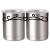 10 oz. Silver Stainless Steel Short Tumbler Thumbnail