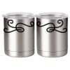 10 oz. Silver Stainless Steel Short Tumbler Thumbnail