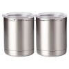 10 oz. Silver Stainless Steel Short Tumbler Thumbnail