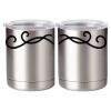 10 oz. Silver Stainless Steel Short Tumbler Thumbnail