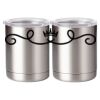 10 oz. Silver Stainless Steel Short Tumbler Thumbnail