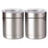 10 oz. Silver Stainless Steel Short Tumbler Thumbnail
