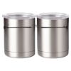10 oz. Silver Stainless Steel Short Tumbler Thumbnail