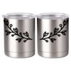 10 oz. Silver Stainless Steel Short Tumbler Thumbnail