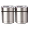 10 oz. Silver Stainless Steel Short Tumbler Thumbnail