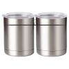 10 oz. Silver Stainless Steel Short Tumbler Thumbnail