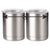 10 oz. Silver Stainless Steel Short Tumbler Thumbnail