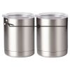 10 oz. Silver Stainless Steel Short Tumbler Thumbnail